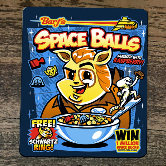 Mouse Pad Barfs Space Balls Cereal