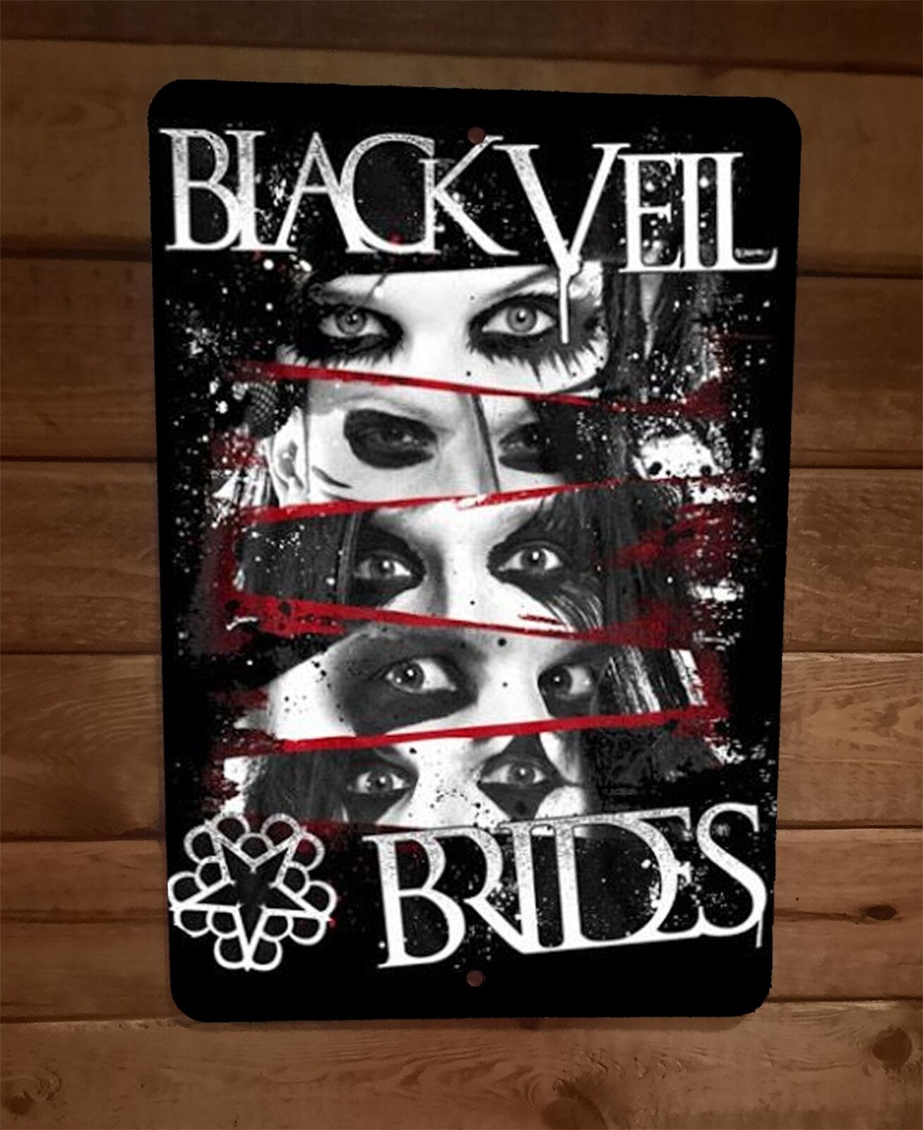 Black Veil Brides 8x12 Metal Wall Sign