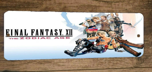 FF12 Final Fantasy XII Video Game Banner Marquee Zodiac Age 4x12 Metal Wall Sign Arcade Video Game