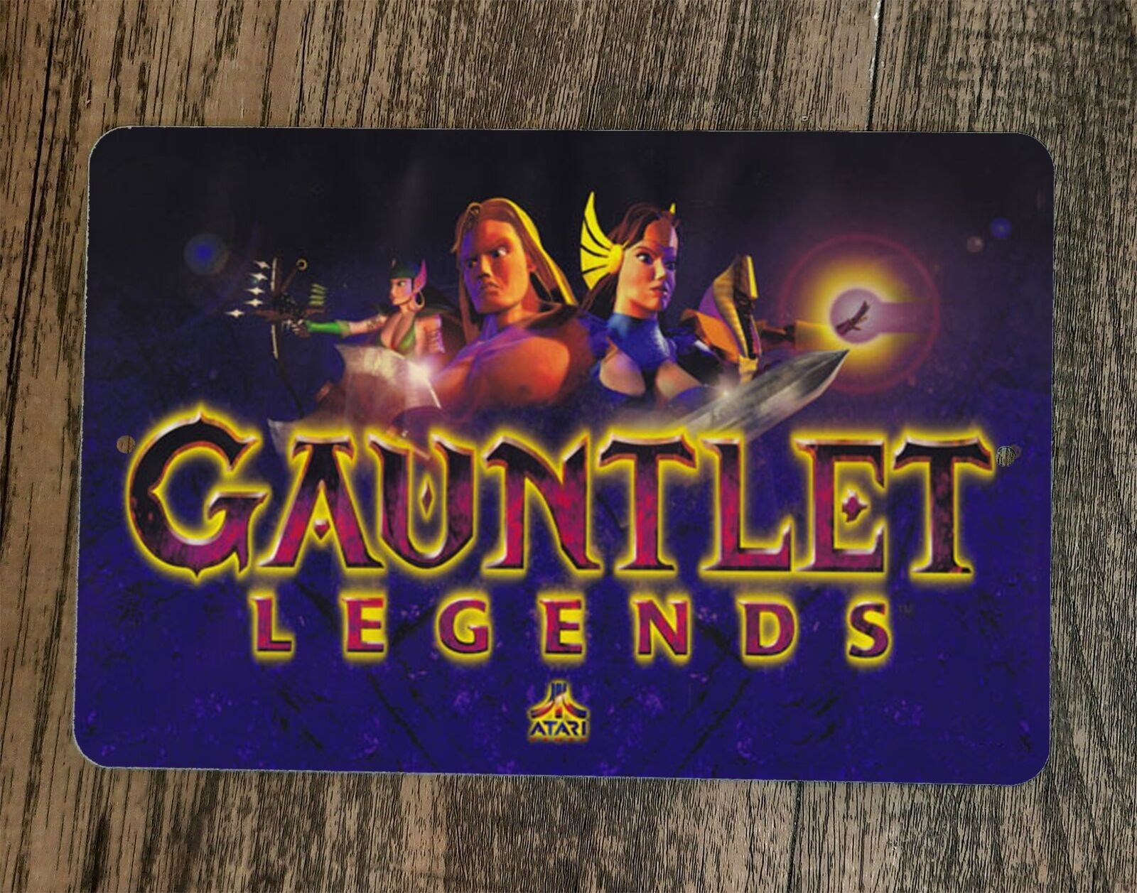 Gauntlet Legends 8x12 Metal Wall Sign Video Game Poster – Sign Junky