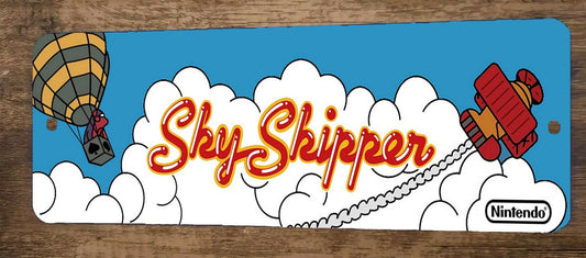 Sky Skipper Arcade Video Game 4x12 Metal Wall Sign Marquee Banner Poster