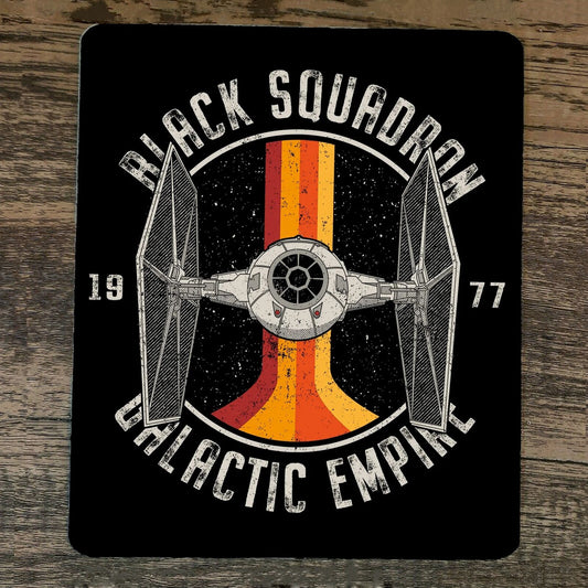 Mouse Pad Black Squadron Galactic Empire 1977 Tie Fighter