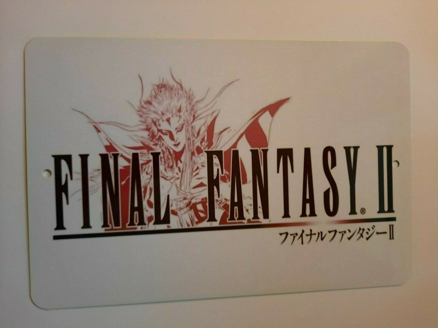 Final Fantasy 2 FFII Video Game 8x12 Metal Wall Sign Arcade