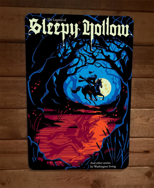 The Legend of Sleepy Hollow Art #1 Halloween Horror 8x12 Metal Wall Sign