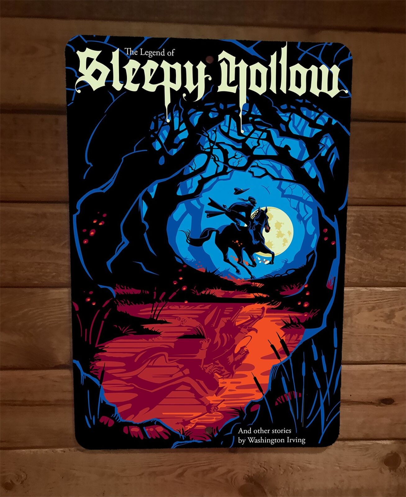 The Legend of Sleepy Hollow Art #1 Halloween Horror 8x12 Metal Wall Sign