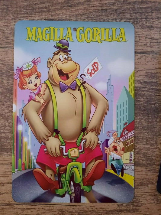 Magilla Gorilla Hanna Barbera Classic Cartoon 8x12 Metal Wall Sign