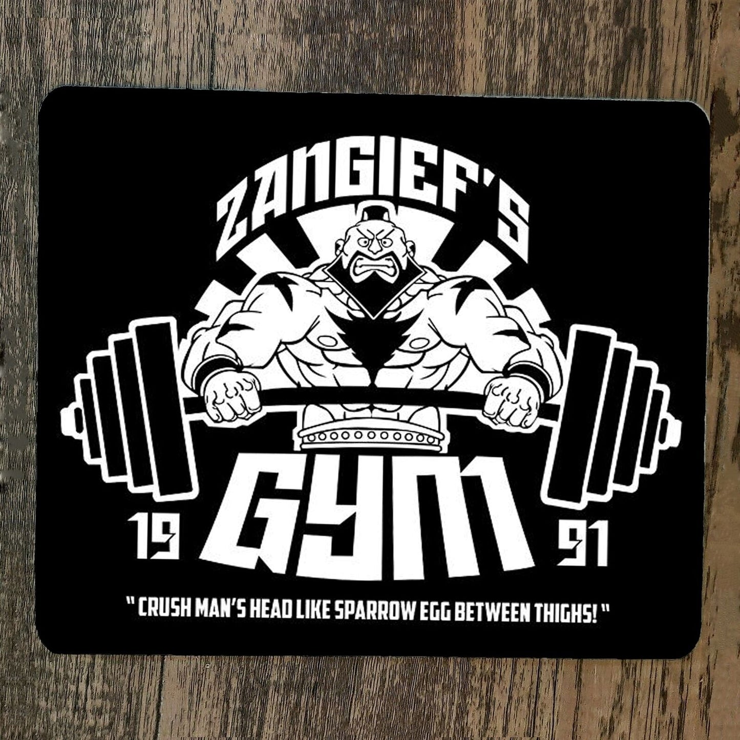 Mouse Pad Zangiefs Gym 1991 Street Fighter Video Game