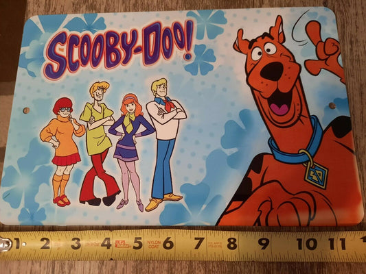 Scooby Doo 8x12 Metal Wall Sign Hanna Barbera Classic Cartoon