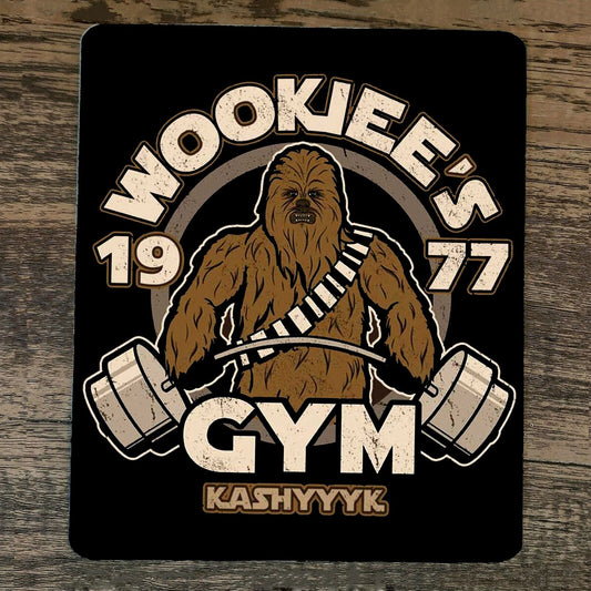 Chewbacca Wookies Gym Mouse Pad 1977 Kashyyyk Design