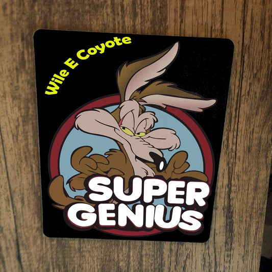 Wile E Coyote Super Genius Classic Cartoon Looney Tunes Mouse Pad