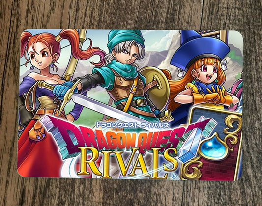 Dragon Quest Rivals 8x12 Metal Wall Sign Video Game Poster