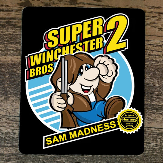 Mouse Pad Super Winchester Bros 2 Sam Madness Mario