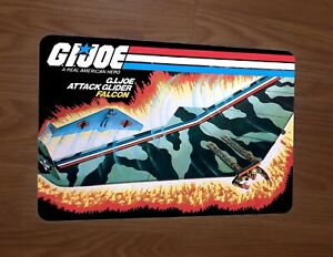 GI Joe Attack Glider Falcon Artwork 8x12 Metal Wall Sign Retro 80s Cartoon