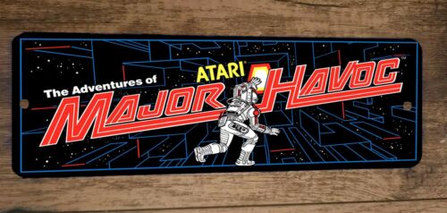 Major Havok Marquee Banner 4x12 Metal Wall Video Game Arcade Poster