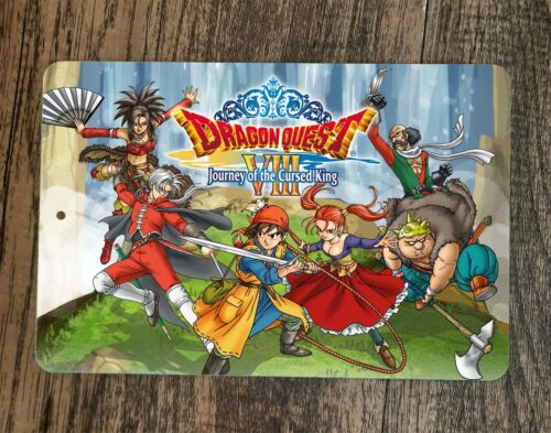 Dragon Quest 8 VIII 8x12 Metal Wall Sign Video Game Poster