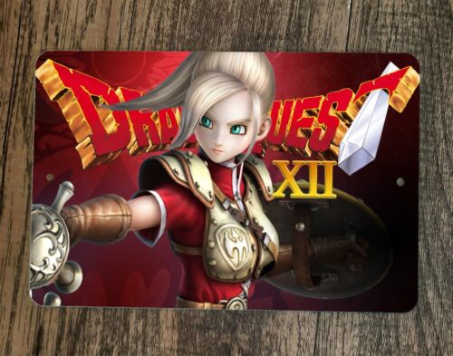 Dragon Quest 12 XII 8x12 Metal Wall Sign Video Game Poster