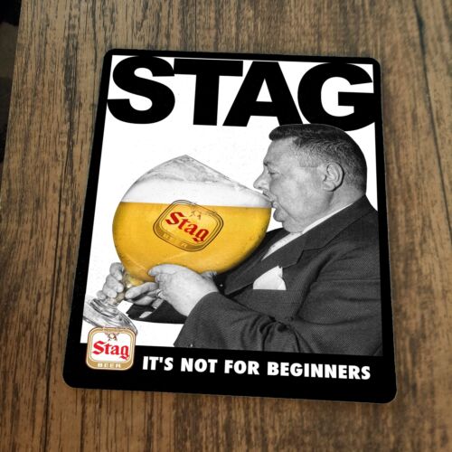 Stag Beer Not For Beginners Mouse Pad