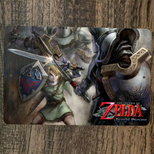 Legend of the Twilight Zelda Princess 8x12 Metal Wall Video Game Sign Poster