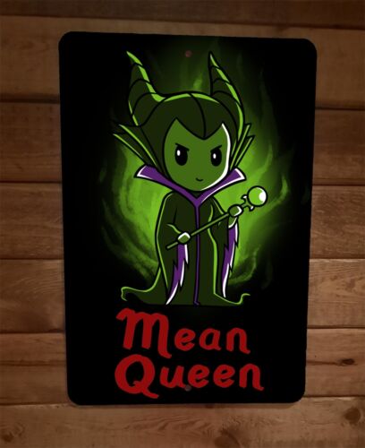 Mean Queen Maleficent Evil Sleeping Beauty 8x12 Metal Wall Sign Poster