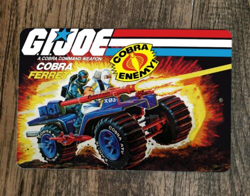 Cobra Ferret 8x12 Metal Wall Sign GI Joe  Poster